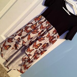 3T butterfly little Lopers dress